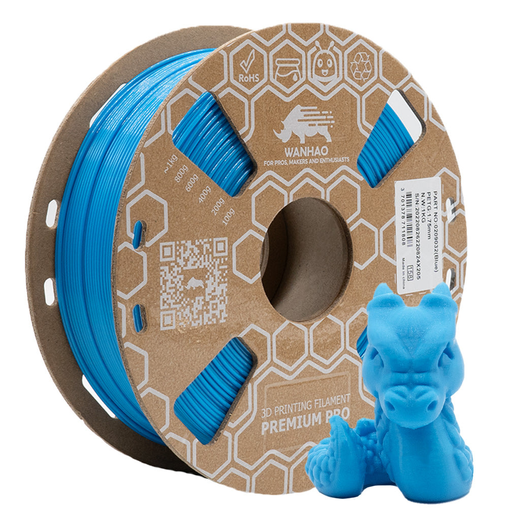PETG BLEU Premium - 1.75mm, 1 Kg