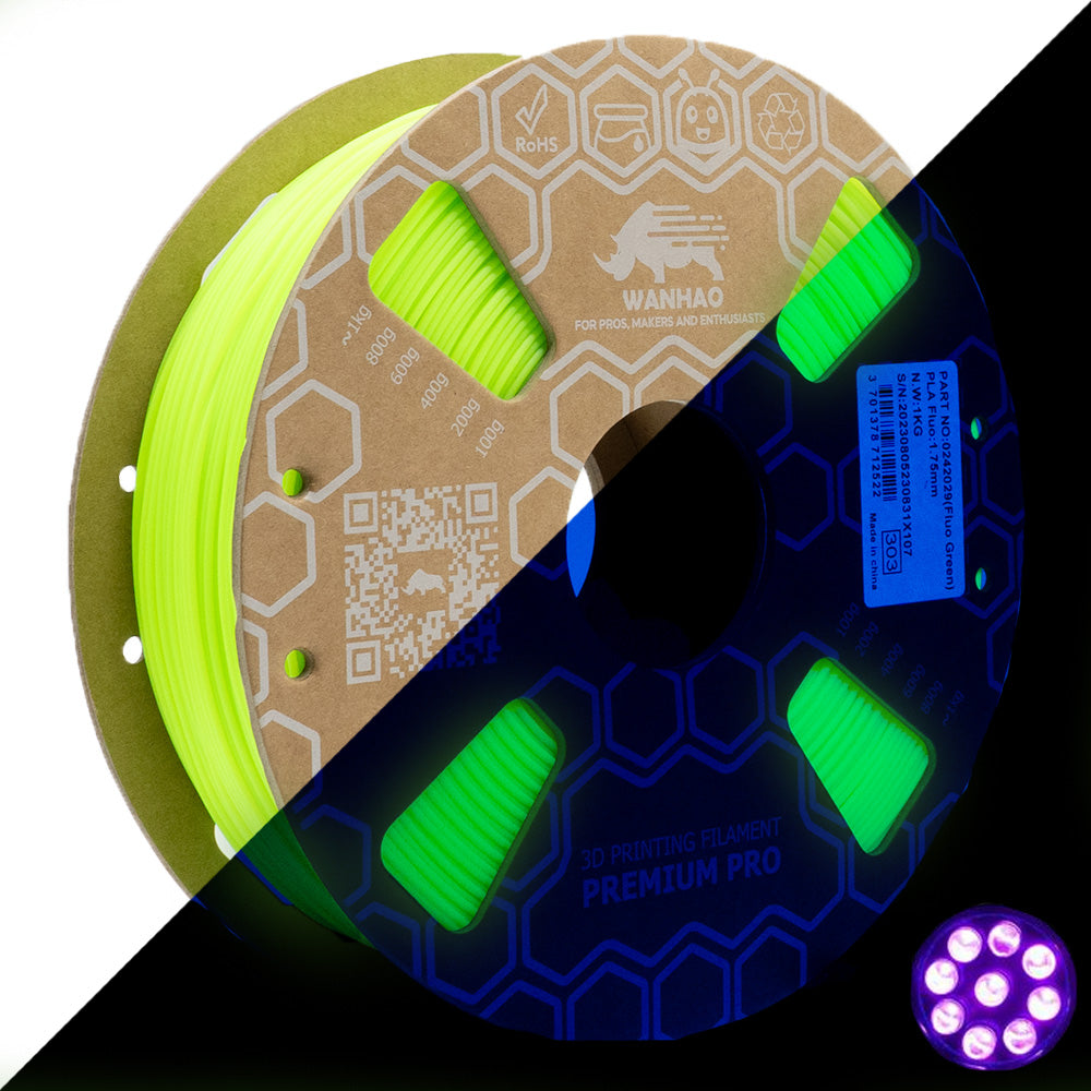 PLA FLUO VERT NEON LIKE  Premium - 1.75mm, 1 Kg