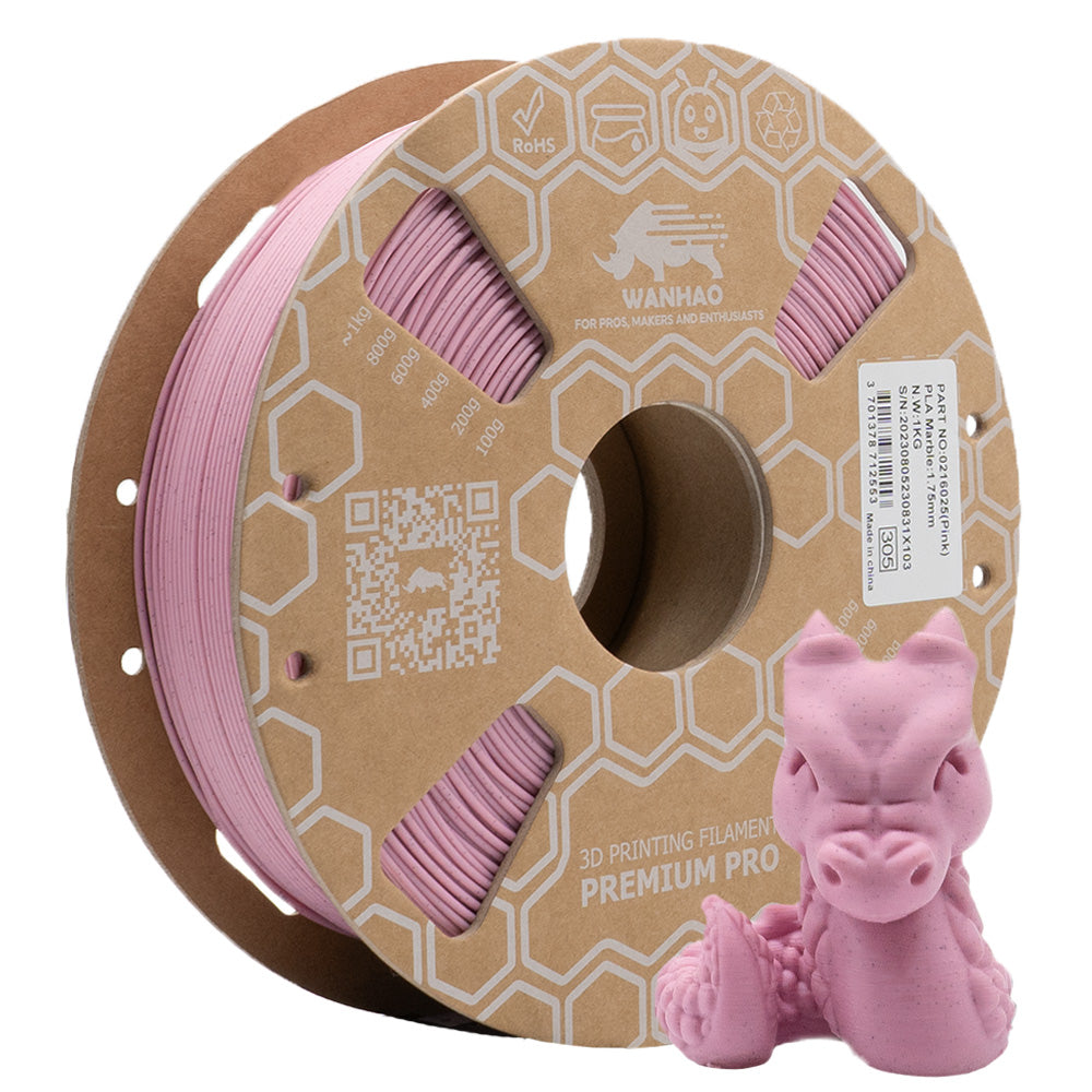 PLA Marbre Rose Premium - 1.75mm, 1 Kg