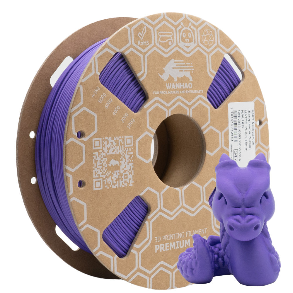 PLA PREMIUM WANHAO MATTE VIOLET ECTOPLASMA 1Kg