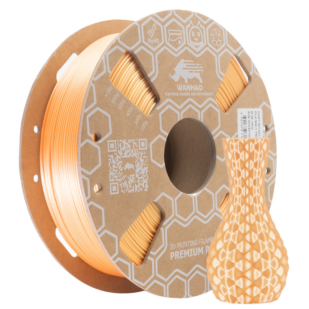 PLA Silk OR CUIVRE Premium - 1.75mm, 1Kg