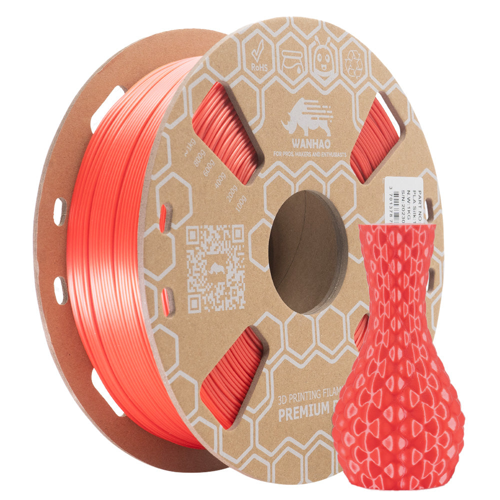 PLA Silk Rouge Premium - 1.75mm, 1 Kg