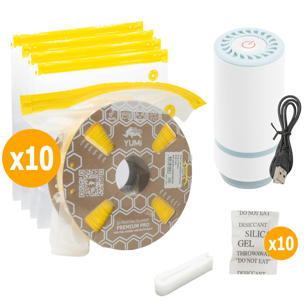 Lot de 10 Sacs de Mise sous Vide pour Filament