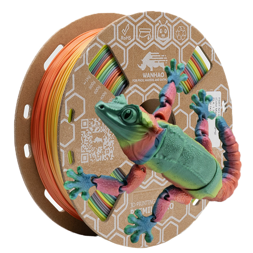 PLA Multicouleur / Arc-en-Ciel Premium - 1.75mm, 1 Kg