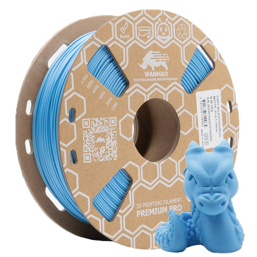 PLA PREMIUM MATTE MACARON SCHTROUMPF BLEU 0,5/1KG 1.75MM