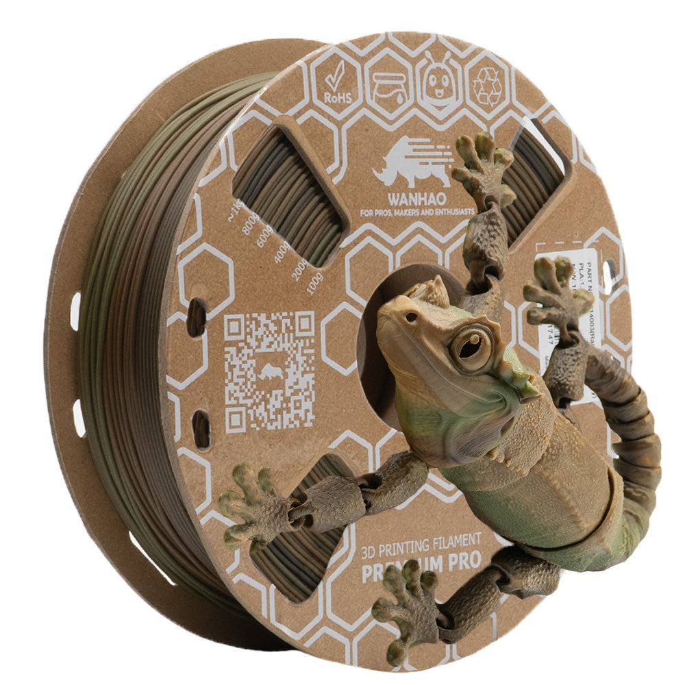 PLA Multicouleur / Arc-en-Ciel MILITAIRE Premium - 1.75mm, 1 Kg