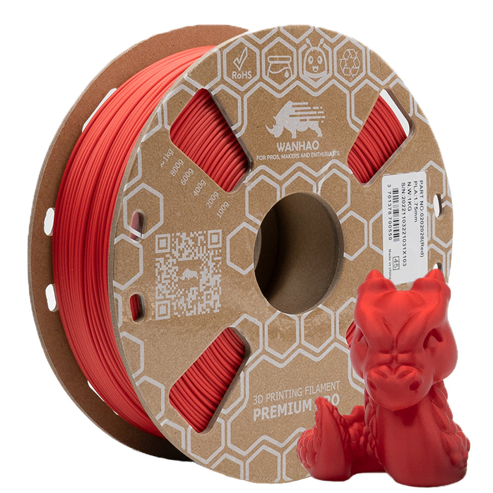 PLA PREMIUM ROUGE 1Kg 1.75mm