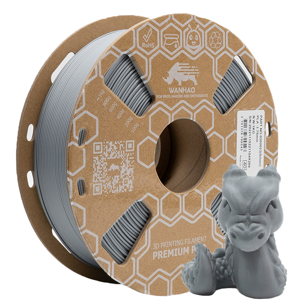 PLA PREMIUM ARGENT 1Kg 1,75mm